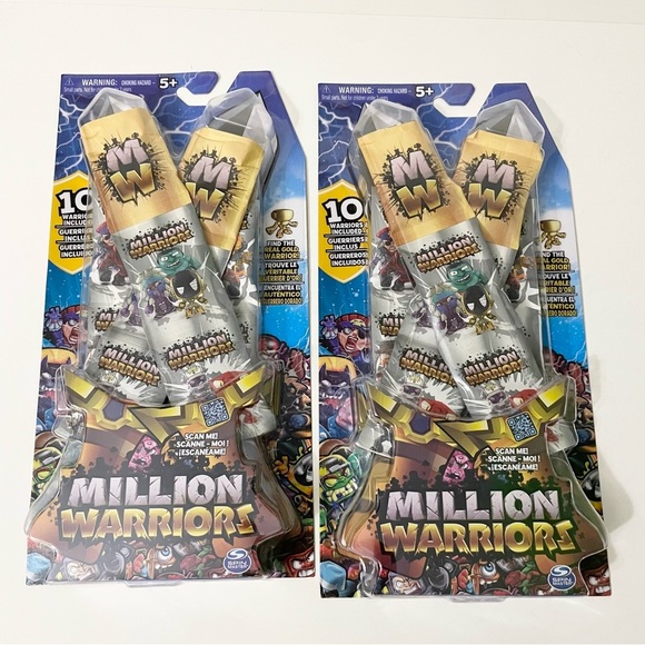 Million Warriors 20 Pack with Launcher and 2x 10 Packs - Picture 9 of 15